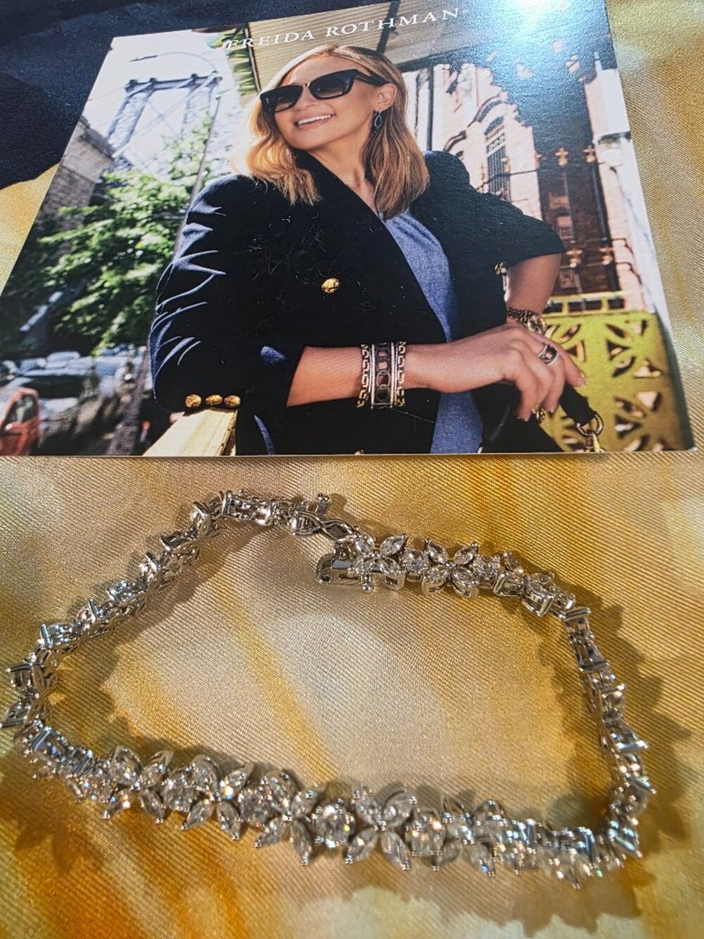 Frieda Rothman -NWOT- cubic zirconia bracelet